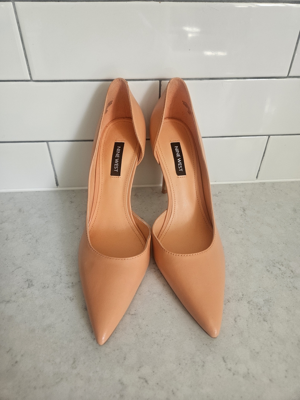 Nine West Creamsicle D'Orsay Stiletto Pumps - Size 7